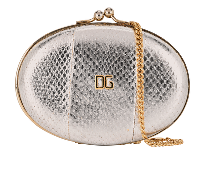 Crossbody, &pound;175, Handbags, Silver, Leather, Front view